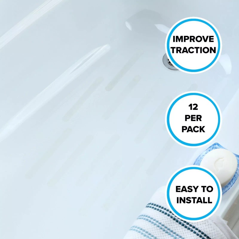 SlipX Solutions 7.5" Bath Tub Shower Safety Adhesive Treads with