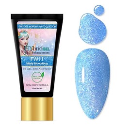 HYBA Fairytale Wonderland Hybrid Gel Nail Polish, Single Tube (Misty Blue Moon) FW11