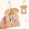 Heclia Photocard Keychain Plush Puppy PC Holder Pop, Cartoon Photo