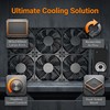 Adjustable Exhaust Fan with AC Plug for 12"-17" PC Notebook