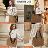 Canvas Tote Bags for Women Waterproof Crossbody Purse Large Capacity
