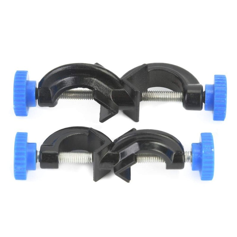 2Pcs Clamp Holder, Aluminum Sprayed Cross Heads Stand Clamp Holder