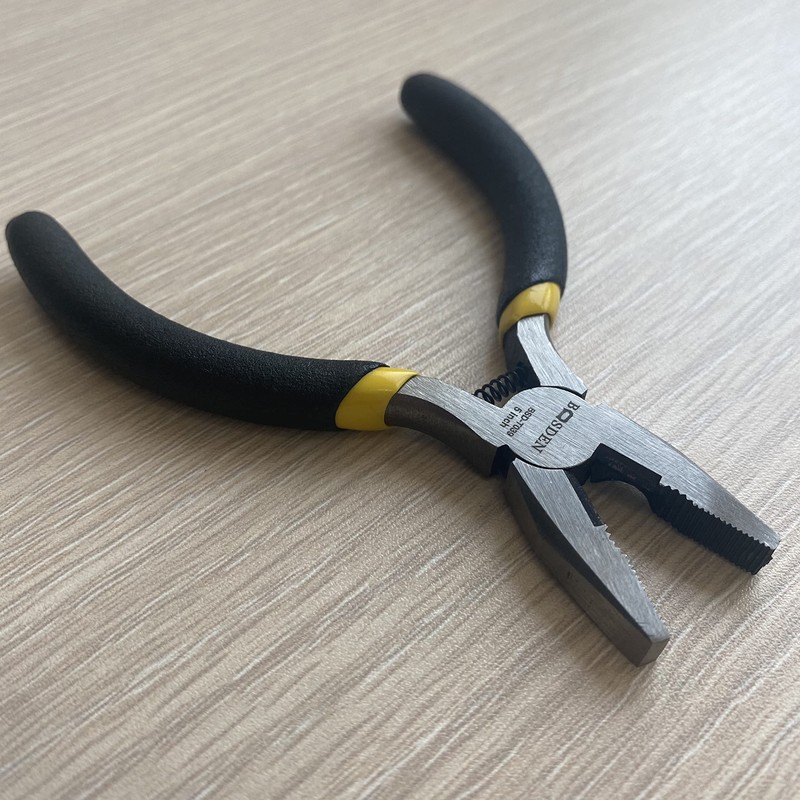 BOOSDEN Mini Lineman's Pliers, 5 Inch Side Cutter Linesman Pliers,