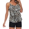 RXRXCOCO Plus Size Tankini Swimsuits for Women with Shorts Tankini