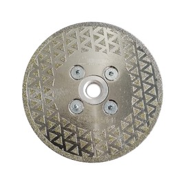SHDIATOOL Diamond Cutting Grinding Disc for Granite Marble, Cutting Wheel Saw Blade with 5/8-Inch-11 Arbor 4-Inch