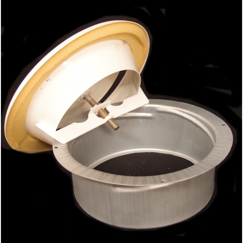 5" Round Air Vent Supply Grille with Sponge Gasket and