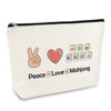 Mahjong Lover Gift Mahjong Game Funny Makeup Bag Gambling Lovers