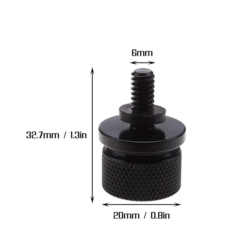 Be In Your Mind Motorcycle Seat Fastening Screws Nuts Set