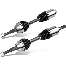 BRTEC 2PCS Front CV Axle Shaft Assembly Compatible with Jeep Liberty 2002-2007 V6 3.7L 4WD - Driver and Passenger Side, Replace# 66-3351, 66-3352
