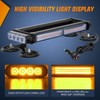 Nilight 14.5" Amber COB LED Strobe Rooftop Flashing Light Bar