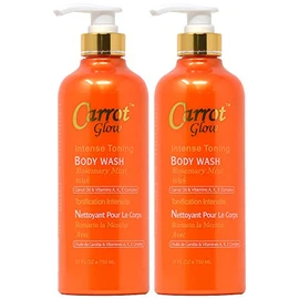 Carrot Glow Intense Toning Body Wash 27oz (Pack of 2)