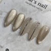 Syrup Magnetic Nail Handmade Nail Tips - Coffin / 시럽