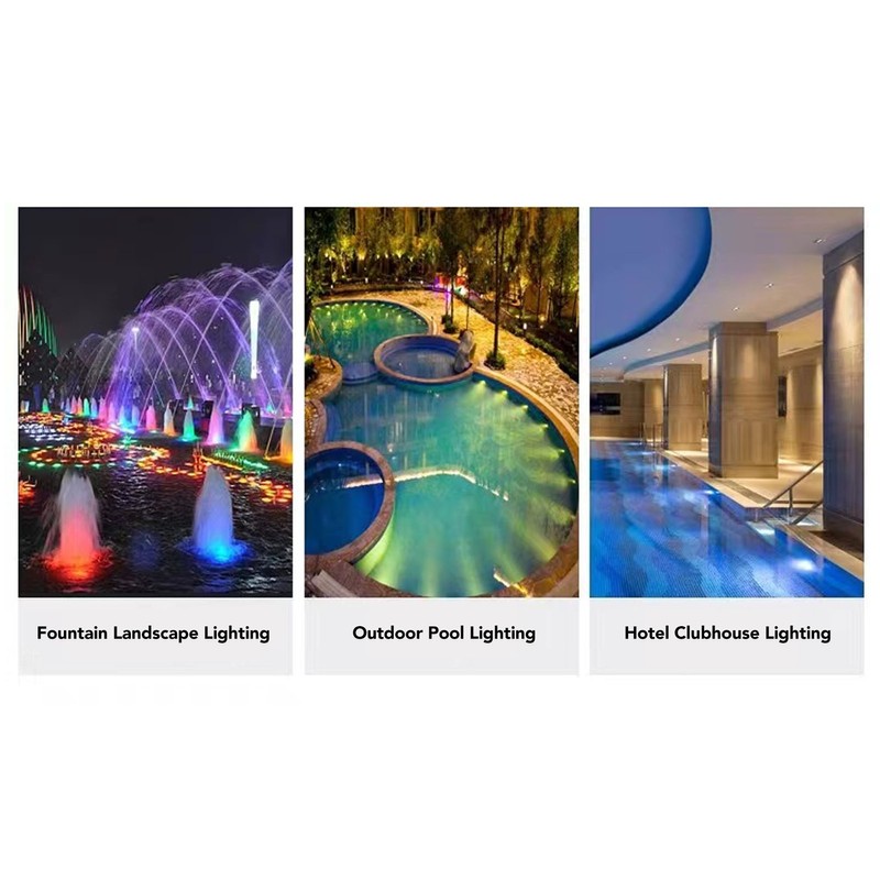 AC12V LED Pool Lights IP68 Waterproof Wall Mounted Submersible Underwater