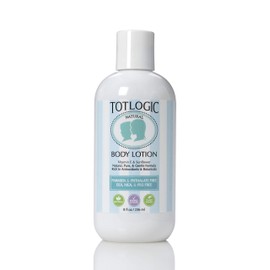 TotLogic Kids and Baby Safe Gentle Body Lotion - 8 oz Original - Scented with Natural Essential Oils - Plant Based Formula for Dry Skin