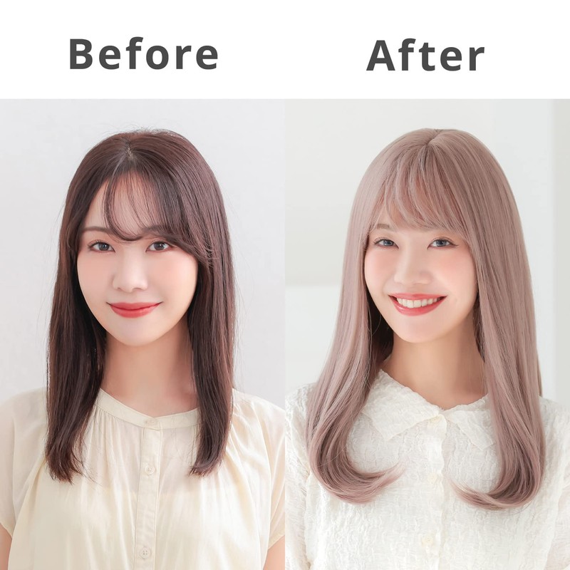 AQUADOLL MBK Wig, Semi-Long, Medium, Long, Full Wig, Black Hair,