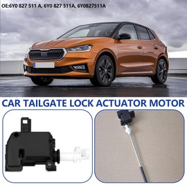 VGOL 1 Piece 2 Pin Tailgate Actuator for Car Compatible with Skoda Fabia I 999-2008 Compatible with Octavia II 2008 OE 6Y0827511A 99.4 x 61.6 mm Central Locking Actuator