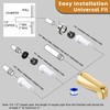 Dreyoo Tub Spout (Universal Fits 1/2" Copper Pipe, 1/2" IPS