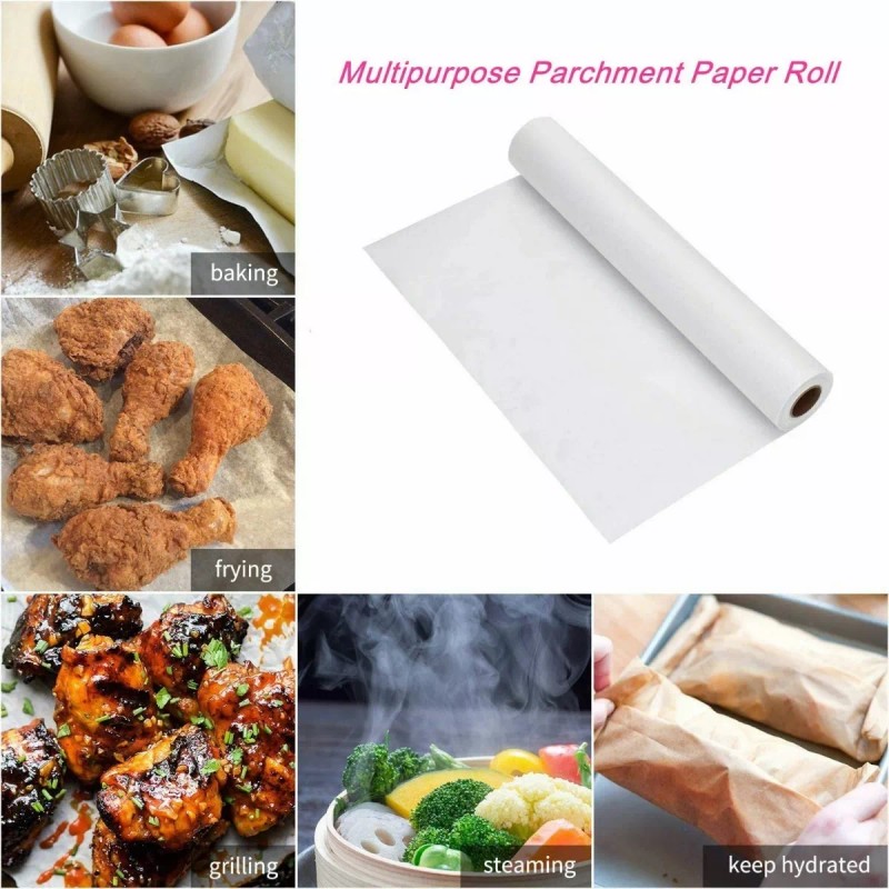 Darklove Papel Para Hornear Alimentos Encerado Ancho 20cm, Largo 30cm