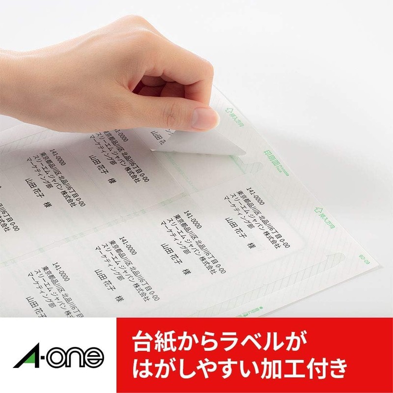 エーワン マルチプリンタラベルA4判12面 31275 00046113【2セット】