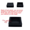 sourcing map 100mm x 100mm Plastic Square Inserts End Blanking