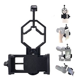 ToopMount Universal Smartphone Adapter Cell Phone Adapter Mount, Compatible Binocular Monocular Spotting Scope Telescope Microscope, Astronomical Telescope, for Record Nature World