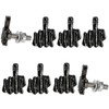 Yarlung 8 Pack License Plate Screws Kit, Finger Shape Stainless
