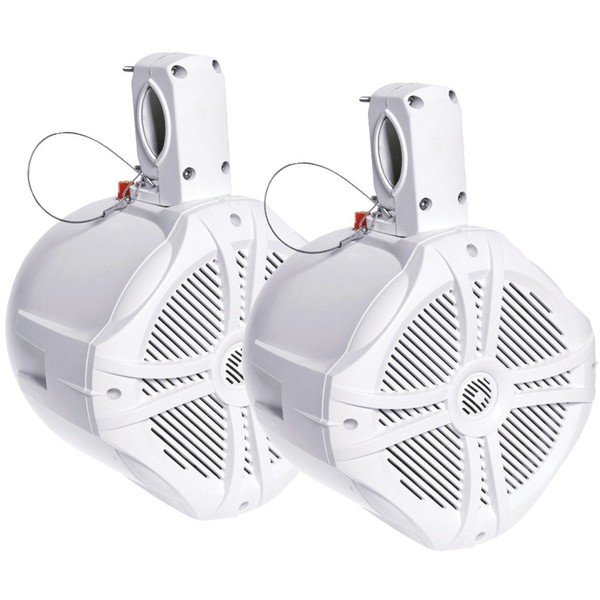 Power Acoustik 6.5" MARN Wake TWR WHT, MWT_65W Marine-Grade 6.5"