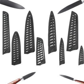 8 Pack Safety Knife Cover Sleeves, Knife Sheath, Knife Edge Guards Blade for Ceramic Kitchen Paring Bread Knife, Knife Sheath Kitchen Universal, for Professional Chefs, 8 Sizes, Thickened Breathable