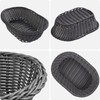 KADAX Braided Basket, Polypropylene Bread Basket, Fruit Basket, Food Basket