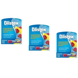 Blistex Hidratante labial sabor refrescante con sabor a limonada de frambuesa, 0.15 oz (4.25 g)