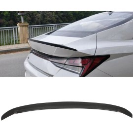 EZ Motoring For 2021-2025 Hyundai Elantra Sedan OE Style Trunk Spoiler Lip CARBON FIBER LOOK