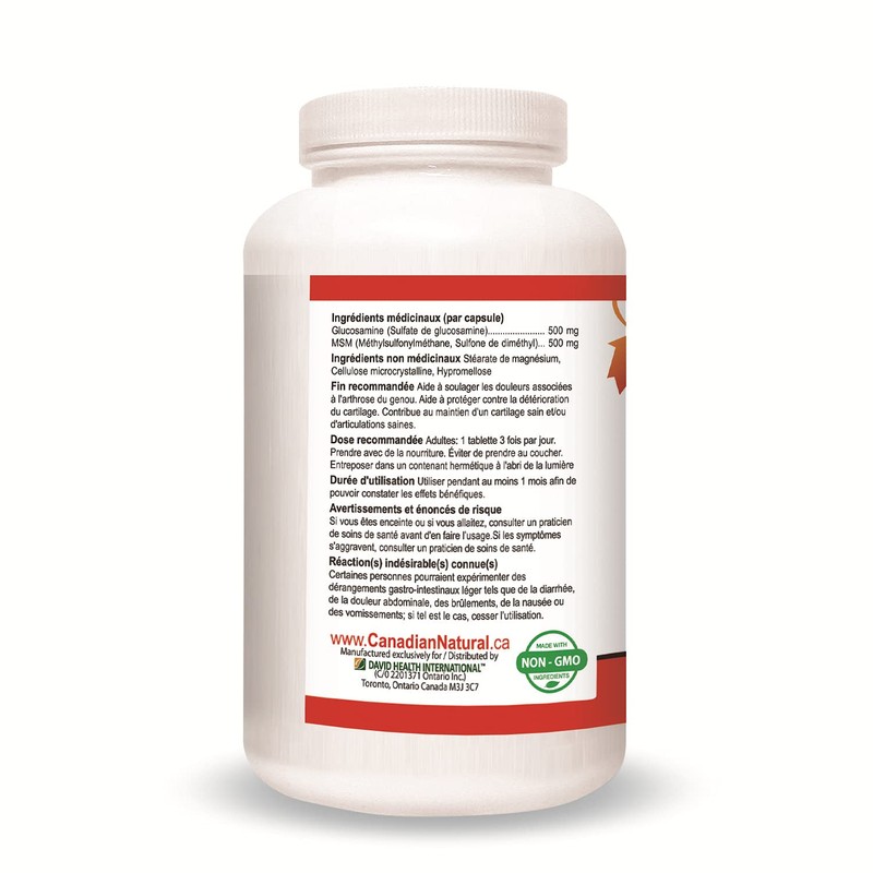 Nutridom Glucosamine Sulfate 500 mg with MSM 500 mg, 300
