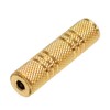 KAUMO 3.5mm Stereo Mini (Female/Female) Gold Plated Joint Relay Conversion Connector