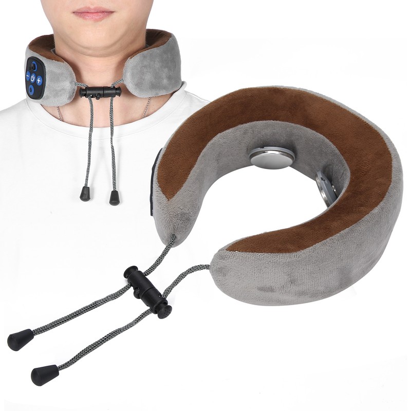 UShape Neck Pillow Massager MultiFunctional Shoulder Neck Care Massager for