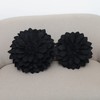 SARO LIFESTYLE Flower Shaped Felt Throw Pillow