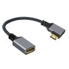 NFHK 4K Tipo-C Mini HDMI 1.4 macho 90 grados en