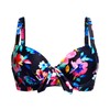 Bikini con aros para mujer, parte superior de traje de