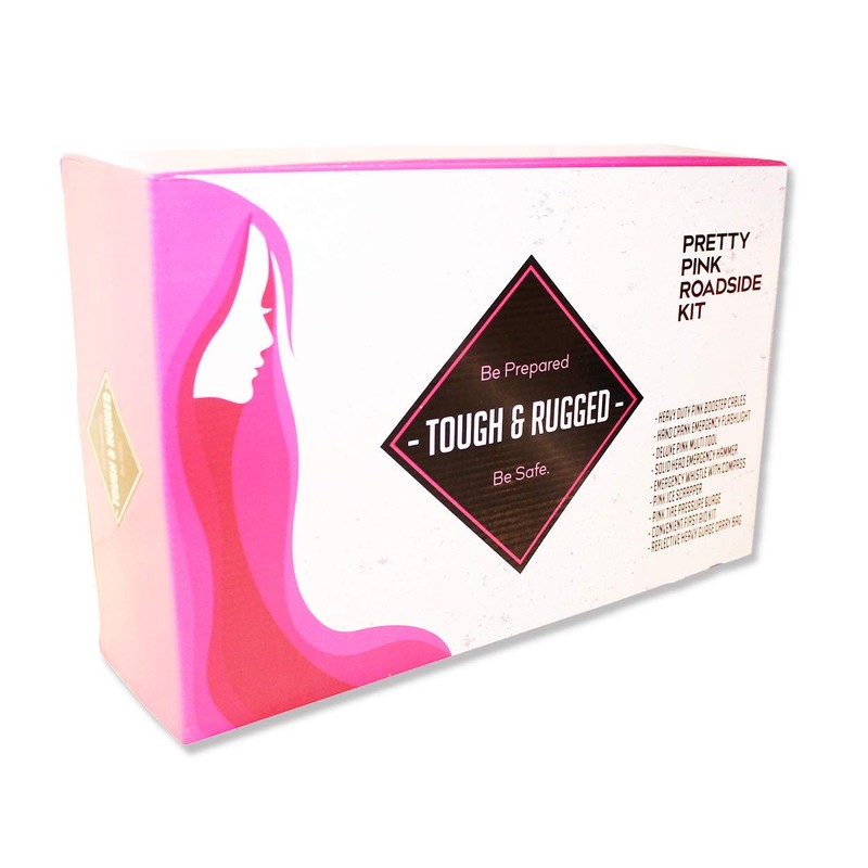 Gears Out Pretty Pink Roadside Kit - Pink Emergency Kit