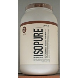 Isopure Chocolate Low Carb Protein Naturally Sweetened Powder 3 lb (1.36 kg)