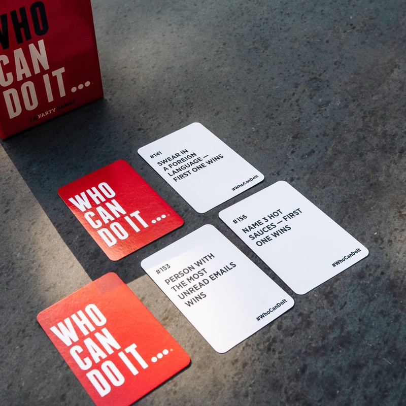 DSS Games Who Can Do It [A Party Game |