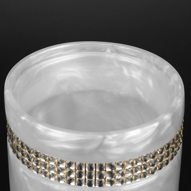 Innovative Resin Cotton Swab Toothpick Box Holder Jewelry Storage Container