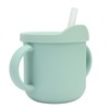 Silicone Sippy Cups Double Handles Lightweight Toddler Training Cup with