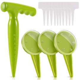 Sowing Seed Dispenser Hand Tool, 14 Pack Handheld Garden Seeder Sower Planter,Plant Labels Fluorescent Gardening Tools for Home Vegetable and Flower Planting