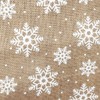 Jute Table Runner Snowflake 5m Burlap Christmas Table Runner