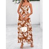 PRETTYGARDEN Summer Dresses for Women 2025 Beach Maxi Dress Spaghetti