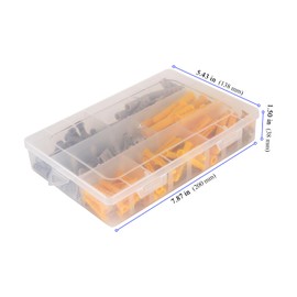 YUENPUN 420pcs Dübel und Schrauben Set - M5/M6/M8 Expansion Anchor Bolts Selbstschneidende Schrauben Set, Mauerwerk Schrauben Sortiment für Ziegel/Beton/Trockenbau