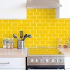 WALPLUS 3D Tile Stickers Peel and Stick Backsplash Splashback Decals