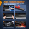 Nilight 2PCS 70 Inch Emergency Strobe Light Strip 1125 LED