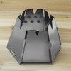 HUIOP Mini Foldable Stainless Steel Hexagon Wood Stove Portable Outdoor