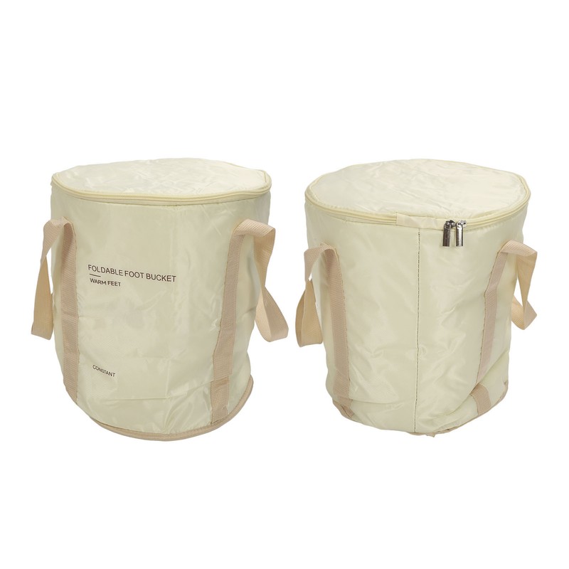 Foldable Foot Soaking Bag 5 Layer Insulation Portable Handle Collapsible